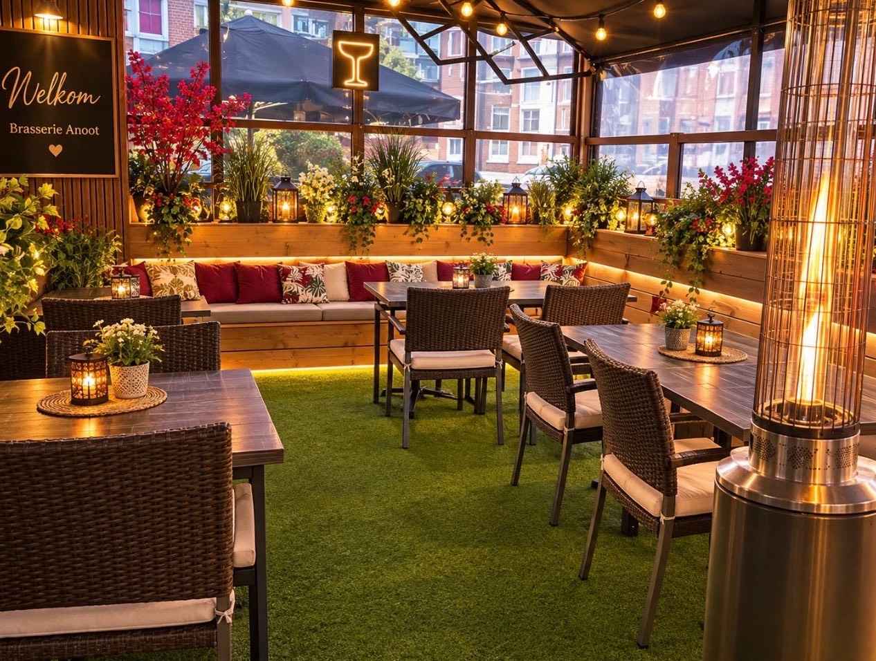 Verwarmd terras
